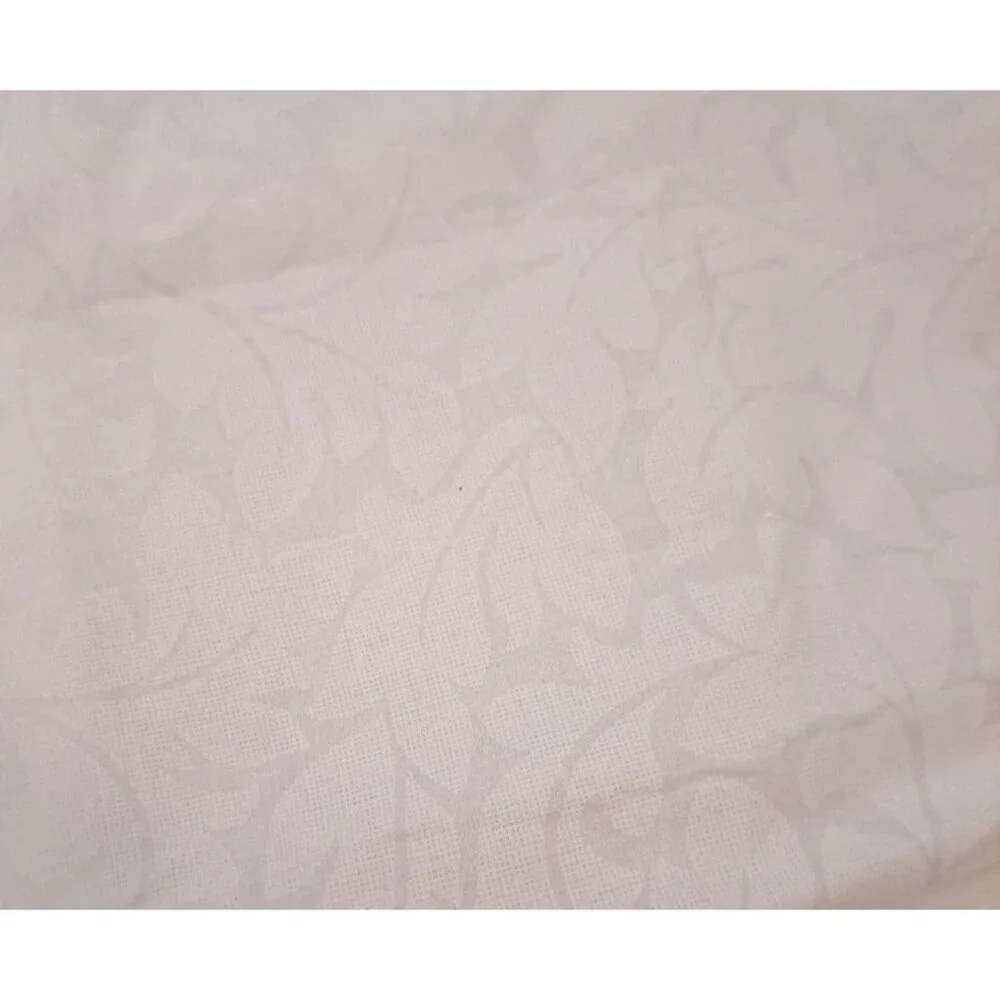 Vintage Madeira Lace King Pillow Sham White Ruffled Floral Cottage Country